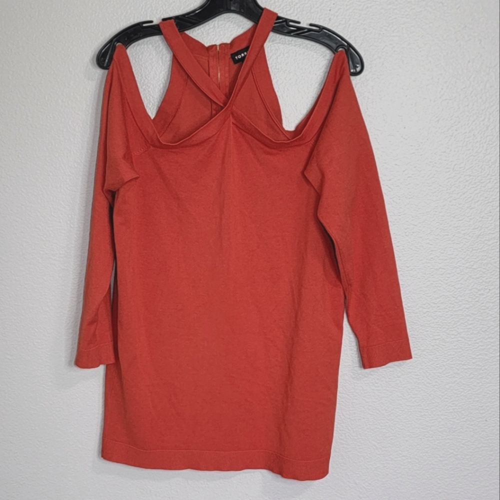Torrid Orange CrissCross Cold Shoulder Top/ Size 2 (2X | 18-2